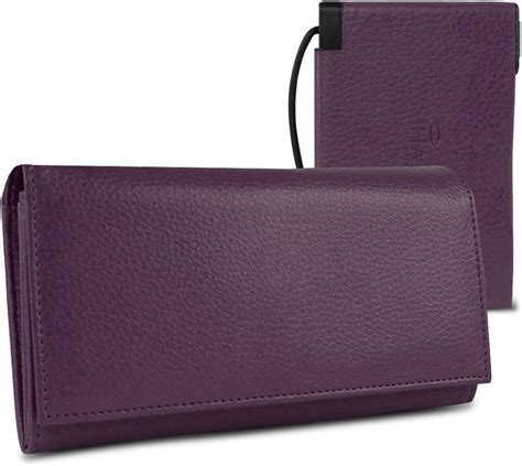 Halo Women's Power Wallet 3000 w/RFID Protection (Purple)